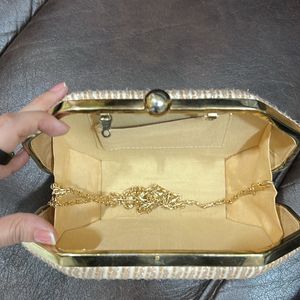 Gold Clutch Bag