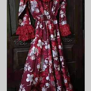 Gown For Women With Free Matching Earrings