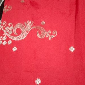 New Red Banarasi Dupatta