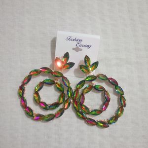 Multicolour Earrings (Get 30 Rs. Off On Delivery)