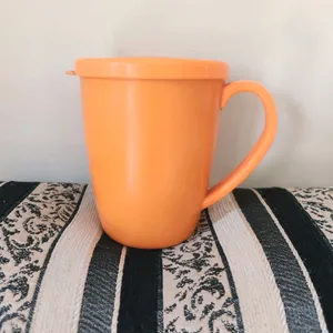 Orange Mug With Lid ☕️