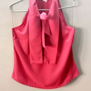 Halter Neck Pink Top