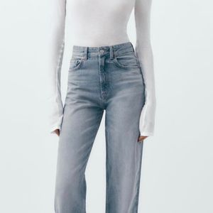 Zara Barrel Leg Jeans