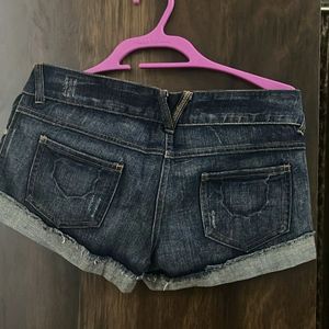 Blue Denim Shorts