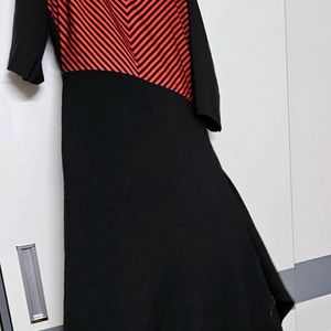 Designer Black Red Kurti