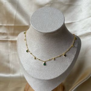 Dainty Multi-stone Neckchain Anti-tarnish