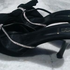 SSS Classy Transy Rhinestone Heels