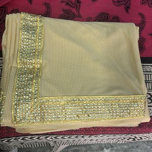 Golden Boder Saree