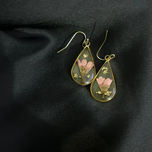 Real Flower Pressed Earrings