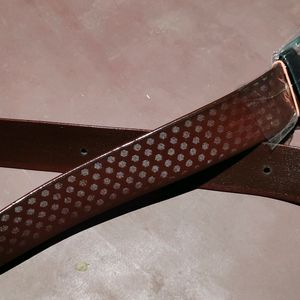 Men's Brown Colour Artificial Leather Belt