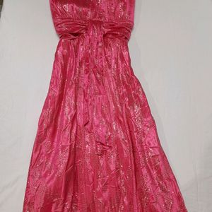 Rose Pink Glitter Dress