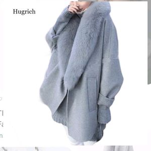 Fur Coat Free Size Dropped Shoulder