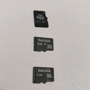 1 & 4 (X2) GB Memory Card