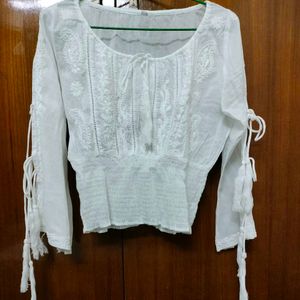 Chikankari Top