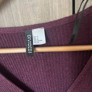 H&m Front Zip Top