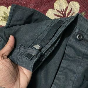 Cargo Military Black Washed 6 Pocket