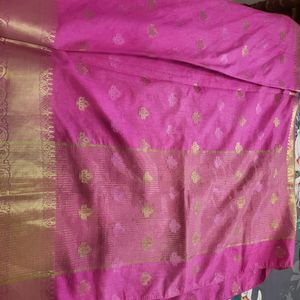 Banarasi Pink Saree