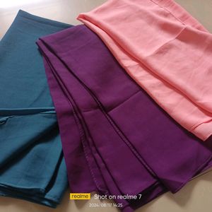 Ciffon Hijabs Combo Set Of 3