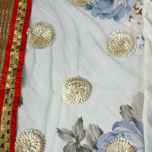 PATLI PALLU PURE OZARI TWO COLOUR SAREE