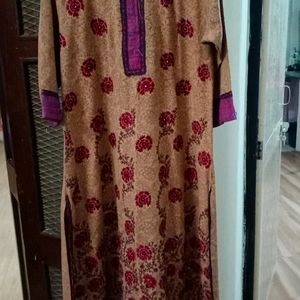 kurta embroidered kashmiri