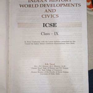 ICSE History And Civics - IX