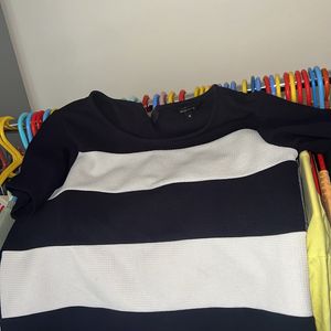 Casual Striped Top Size m