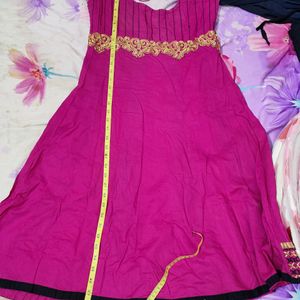 Anarkali Kurthi Set Cotton