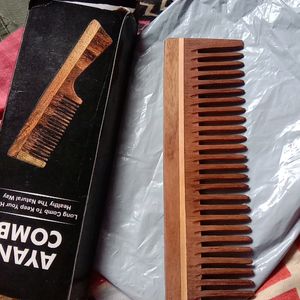 Ayan Neem Wood Comb