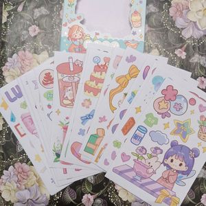 😍KAWAII 20 STICKER SHEETS 😍 (TEAL 🩵)