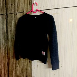 Black Winter Top ⚫ For Girls