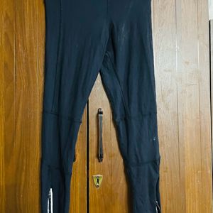 Zara Gymwear Legging With Zipper