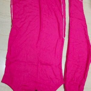 Dark Pink Kurta Set | Without Dupatta