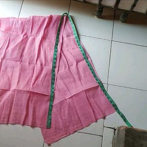 New Pink Crimped Unstitched Cloth Peace