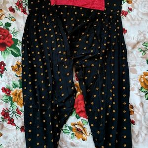 Red Stretched Chudithar Set | Size 34