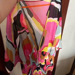 Plus Size Chiffon Swim Cover Up / Shrug - Not Worn