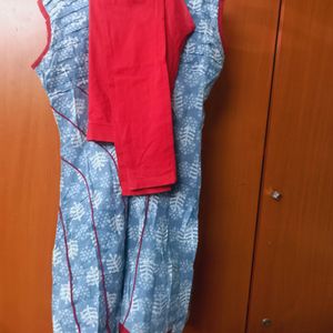 Short Kurti + Leggings (XL size)