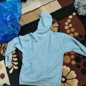 Sky-blue Oversized Hoodie Men/Women