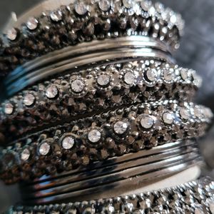 Silver Bangles 2.4 Size