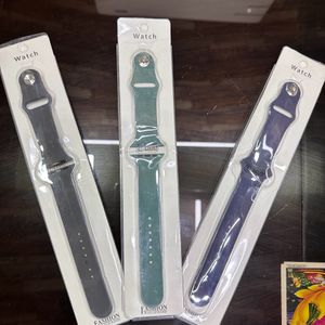 New Apple Silicon Strap 45mm (3qty)Watch Band