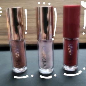 3 Liquid Lipsticks/Gloss