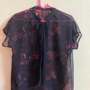 Black and Red Top - M Size