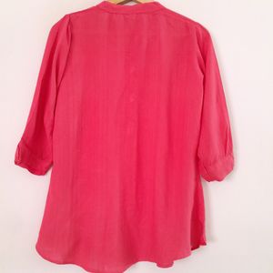 Pink Casual Top (Women's)