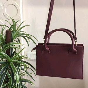 Cartier Burgundy Handbag