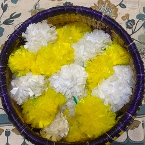 Diwali Decorative String Of Flowers- 🪔Plastic