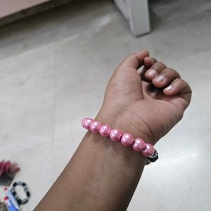 Pink Tarnished Bracelet