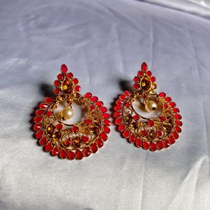 Pink Stone Earring