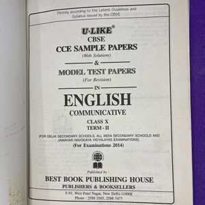 Cbse Class 10 English Model Papers