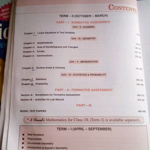 Mathematics For Class 9 Term -1or2