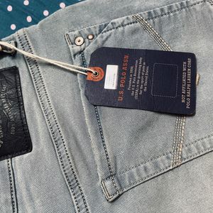 U.S POLO DENIM JORTS Y2k