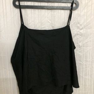 Black Sleevless Top